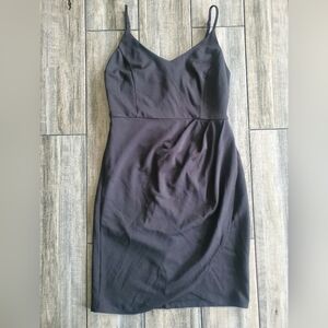 Medium Adjustable Black Strappy Dress